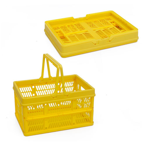 Zvinogona kuzungunuka Kicheni Chikafu Chibereko Chingwa Cutlery Folding Plastiki Basket