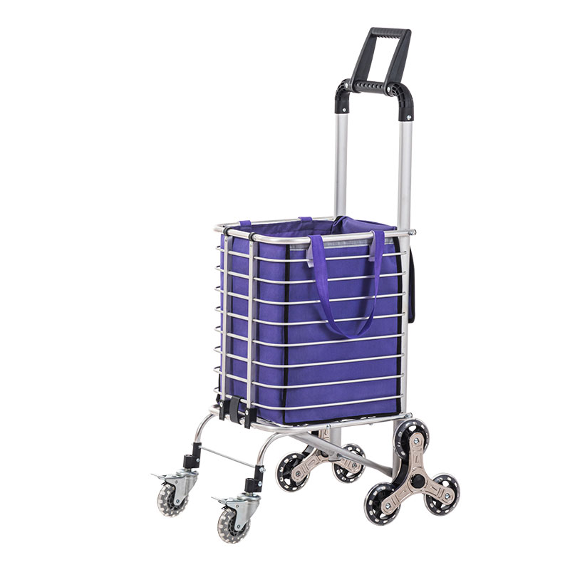 8 mavhiri Kupeta Aluminium Alloy Shopping Trolley Ngoro neBag